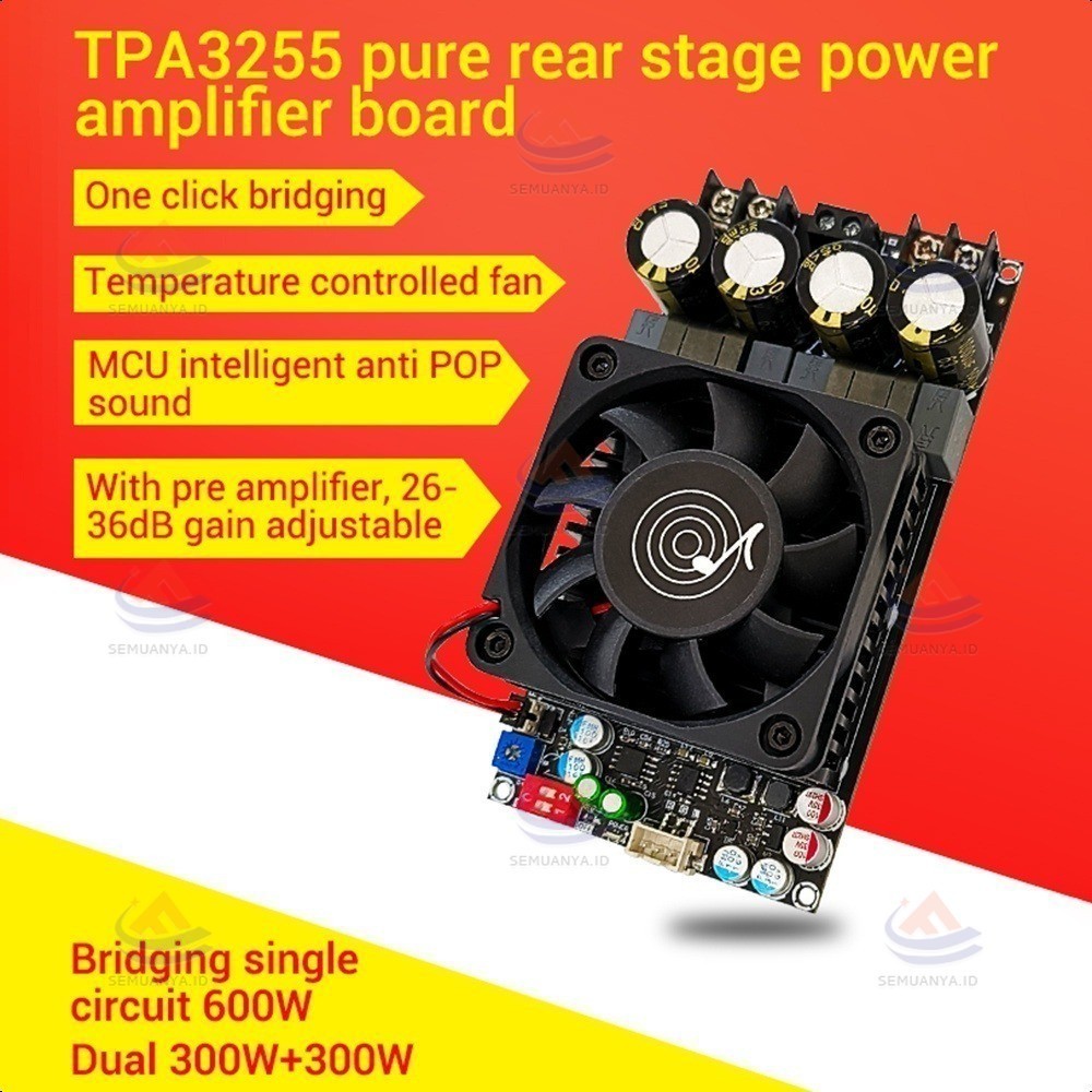TPA3255 Amplifier Class D Stereo BTL Bridge Hifi HD Sound High Power Amplifier 600W Original ZK-3002