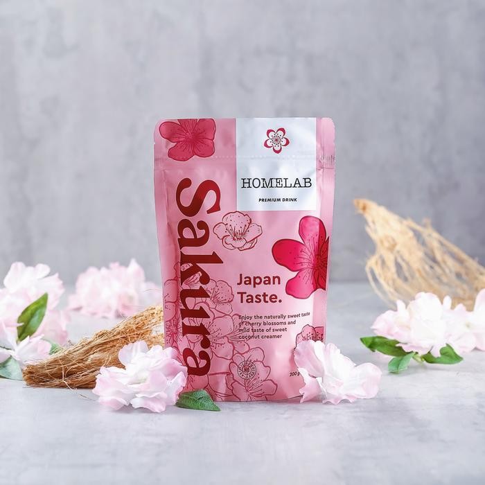 

BEST SELLER Homelab Bubuk Minuman Sakura Latte Premium Powder 200G - 200g