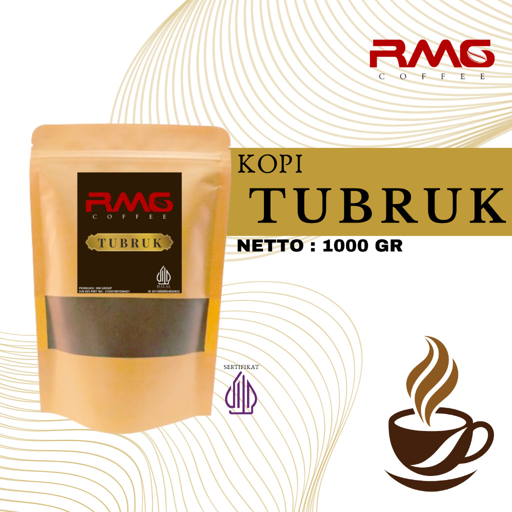 

Kopi Tubruk isi 1 KG Bubuk Kopi Hitam terbaik