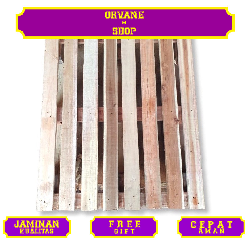 Palet Kayu (120x200x10cm) Untuk Dipan Kasur dll