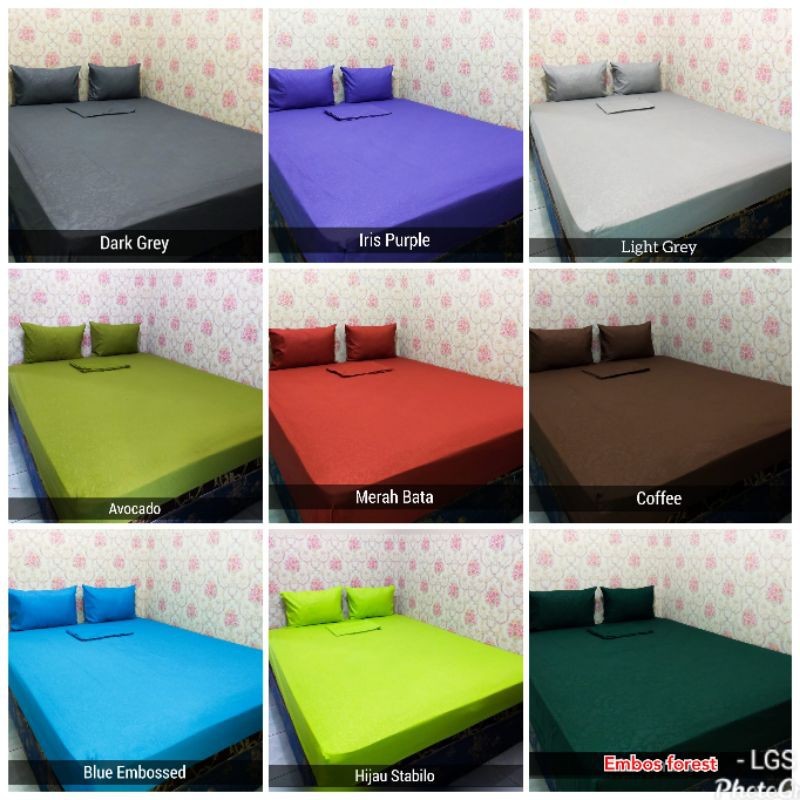 Sprei embos polos  Sprei murah sprei motif sprei polos embos sprei embos sprei polos
