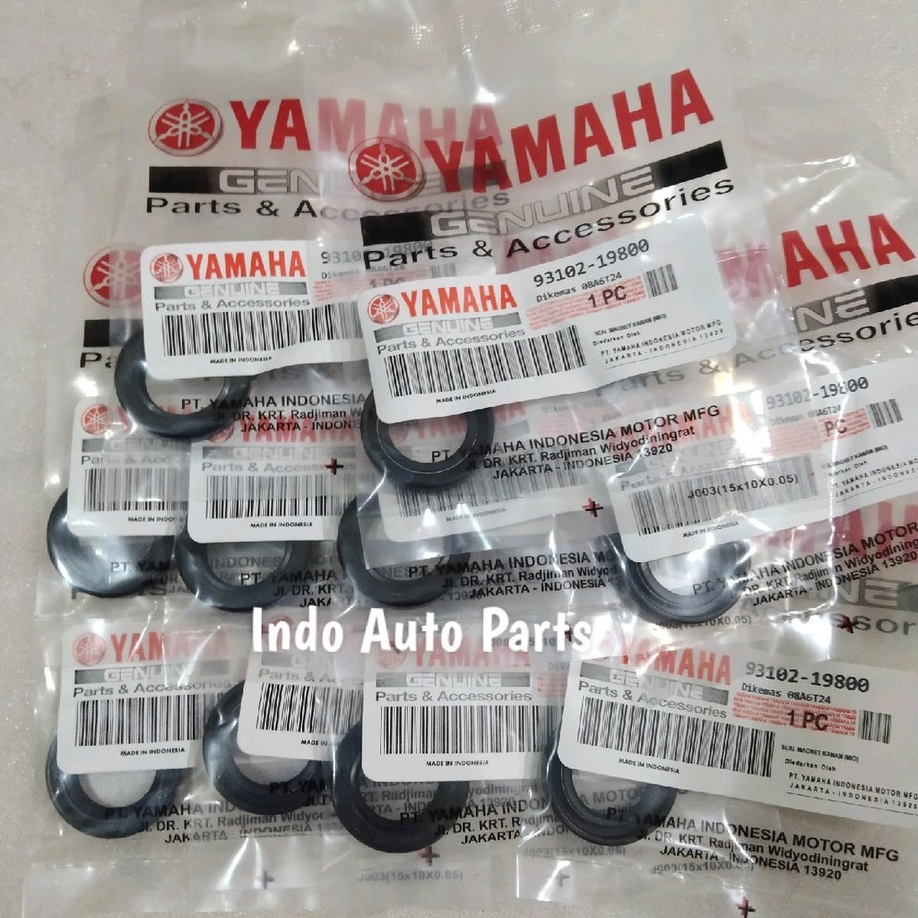 10 PISC SEAL MAGNET YAMAHA MIO SPORTY MIO OLD SMILE SILL MAGNET KANAN MIO SPORTY SMILE MIO OLD ( Har