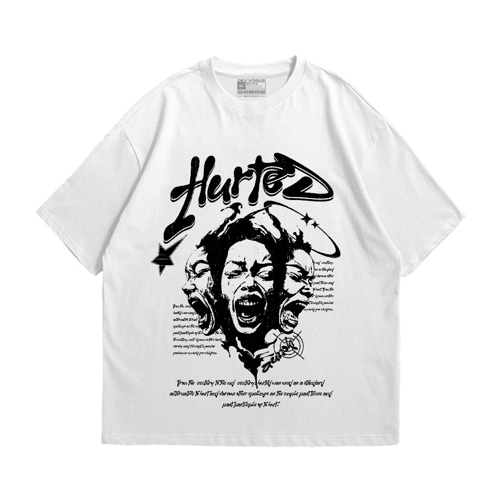 Dragon Clothing T-shirt Hurted Kaos Unisex