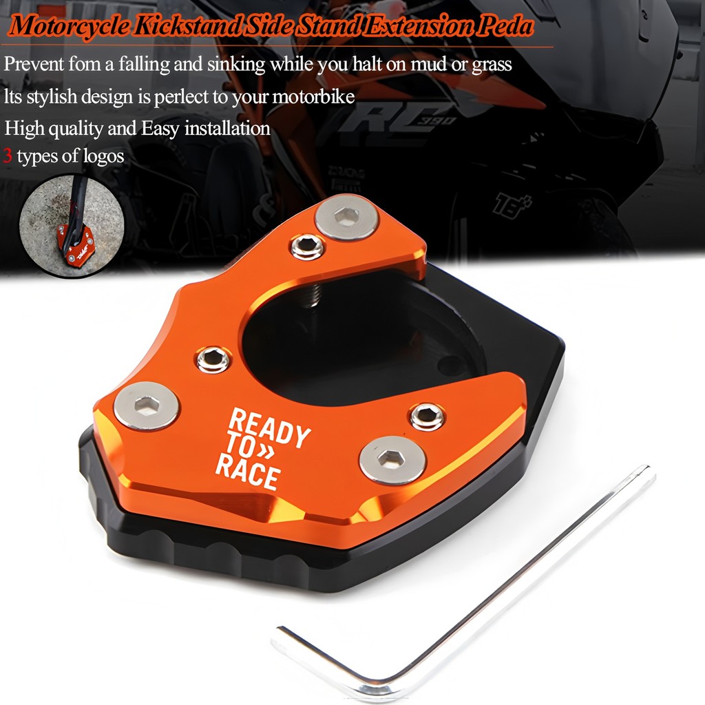 Fit For KTM DUKE125 DUKE200 DUKE390 DUKE 125 200 390 2017-2024 CNC Kickstand Foot Side Stand Extensi