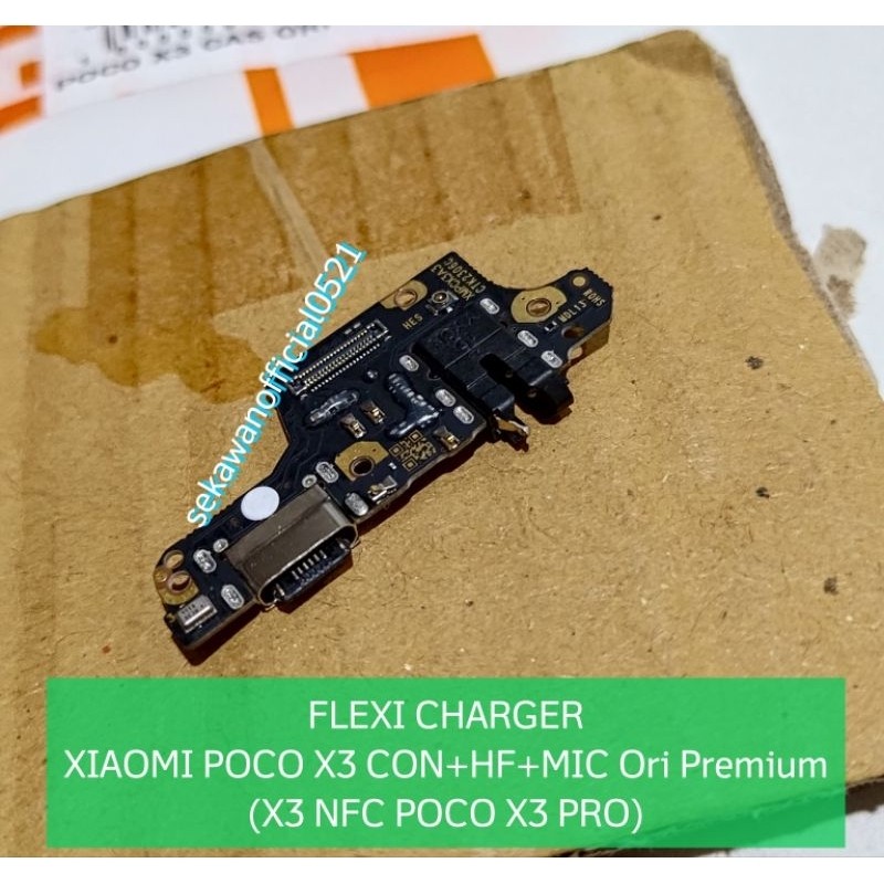 Konektor Charger Fleksibel Charger XIAOMI POCO X3 CON HF MIC IC X3 NFC POCO X3 PRO Original Flexible