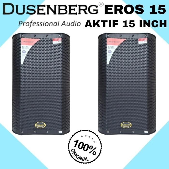 SPEAKER AKTIF BLUETOOTH KARAOKE SMART TV YOUTUBE DUSENBERG 15 INCH EROS 15 SPEAKER KARAOKE INDOOR OU