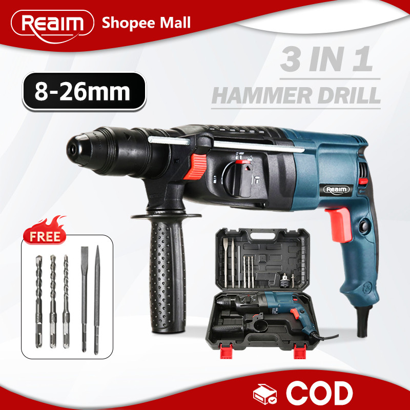 Jayya - Reaim Mesin Bor Bobok Bor Tembok Beton Hammer Drill Bor Rotary Impact Bor Palu Impact Bor Im