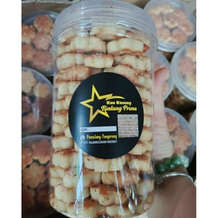 Kue Kacang Bintang Prima - Kue Toples - Kue tradisional