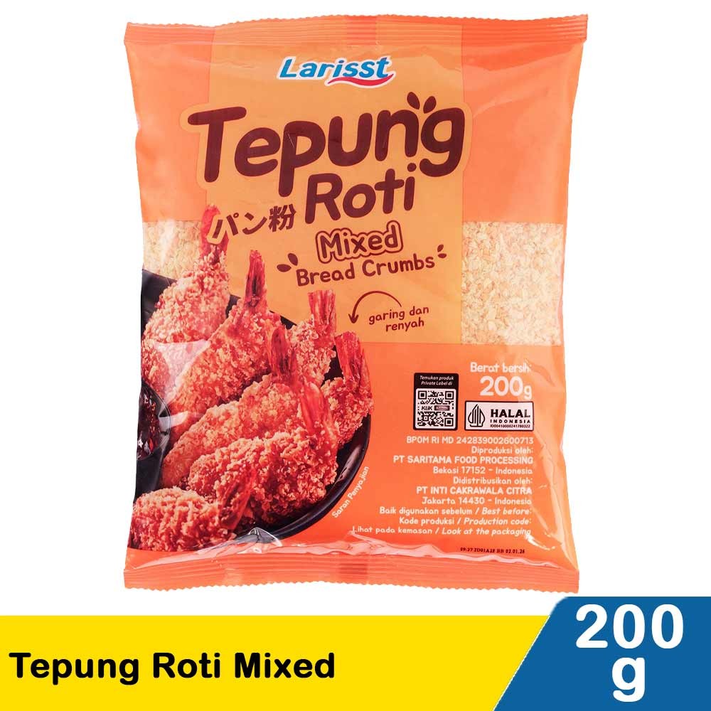 LARISST TEPUNG ROTI MIXED 200g