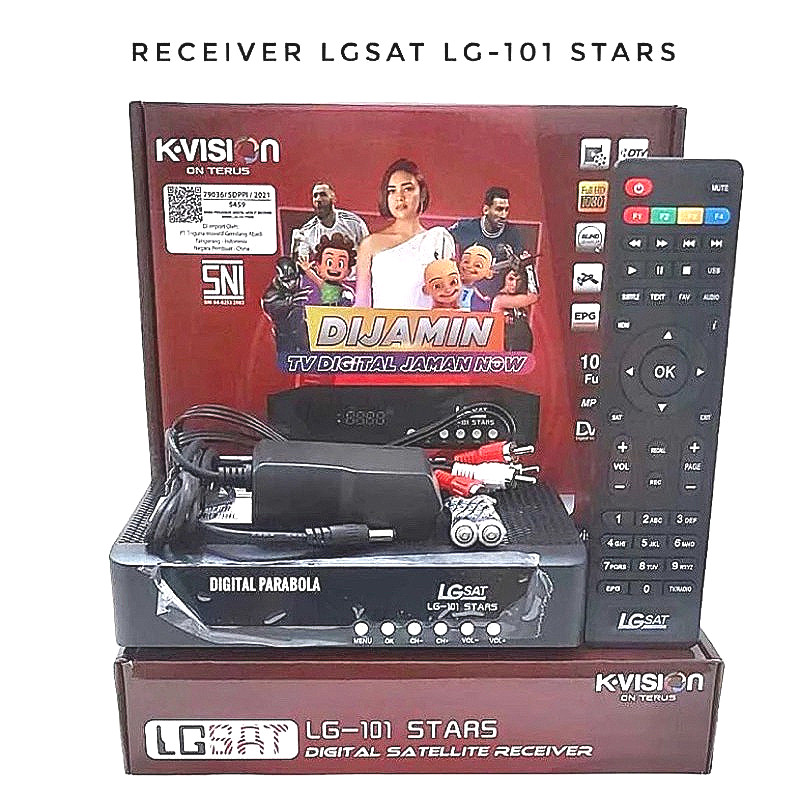 PARABOLA RECEIVER DIGITAL KVISION LGSAT LG SAT STARS KVISION LGSAT K VISION