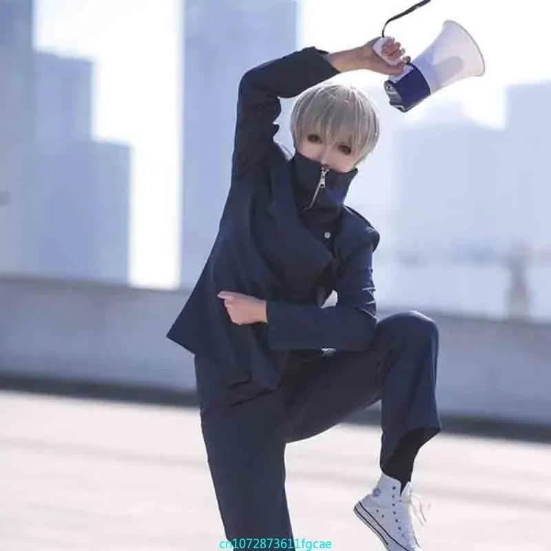 Jujutsu Kaisen Toge Inumaki Outfits Cosplay Costume Top Pants Wig School Uniform Set Christmas Chris