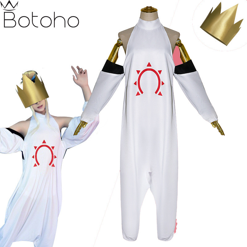 Anime Fire Force Haumea Cosplay Costume Enn Enn No Shouboutai Haumea White Jumpsuit Uniform Men Wome