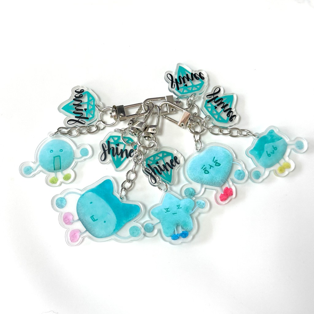 KPOP SHINee Acrylic Keyain Poet Artist Album Doll Bag Pent Taemin MinHo Key ONew Kim Jonghyun Fans C