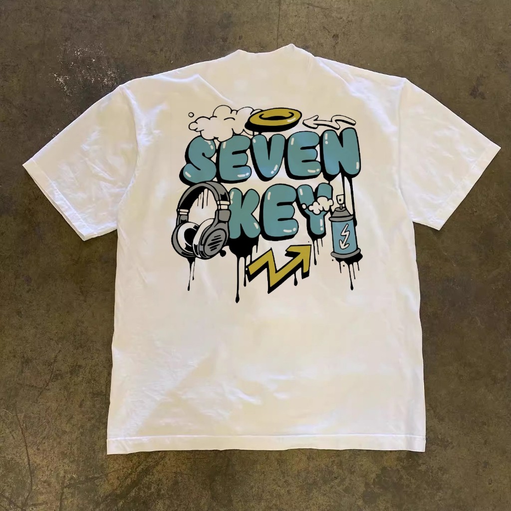 Korea Style T-shirt Oversize | Kaos Wanita Putih | Kaos pria dan wanita