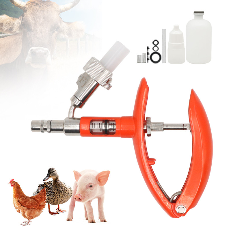 2ml/5ml High Precision Continuous Syringe Automatic Injection Pig Chicken Sheep Syringe Vaccine Syri