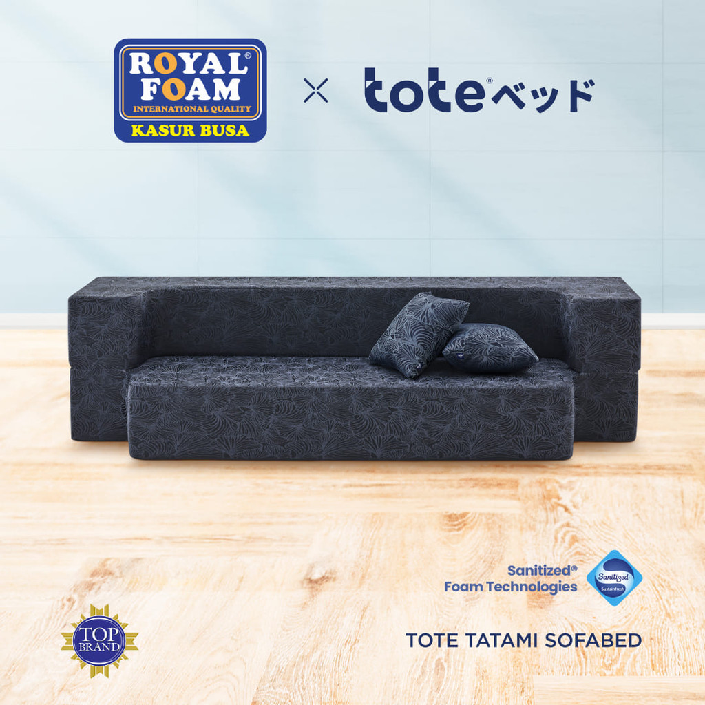 Royal Foam x Tote Tatami Sofabed | Kasur Portable Lipat Lantai