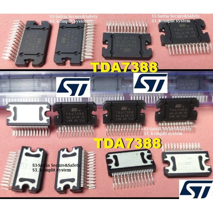 TDA7388 TDA 7388 suara audio amplifier tda7388 car mobil