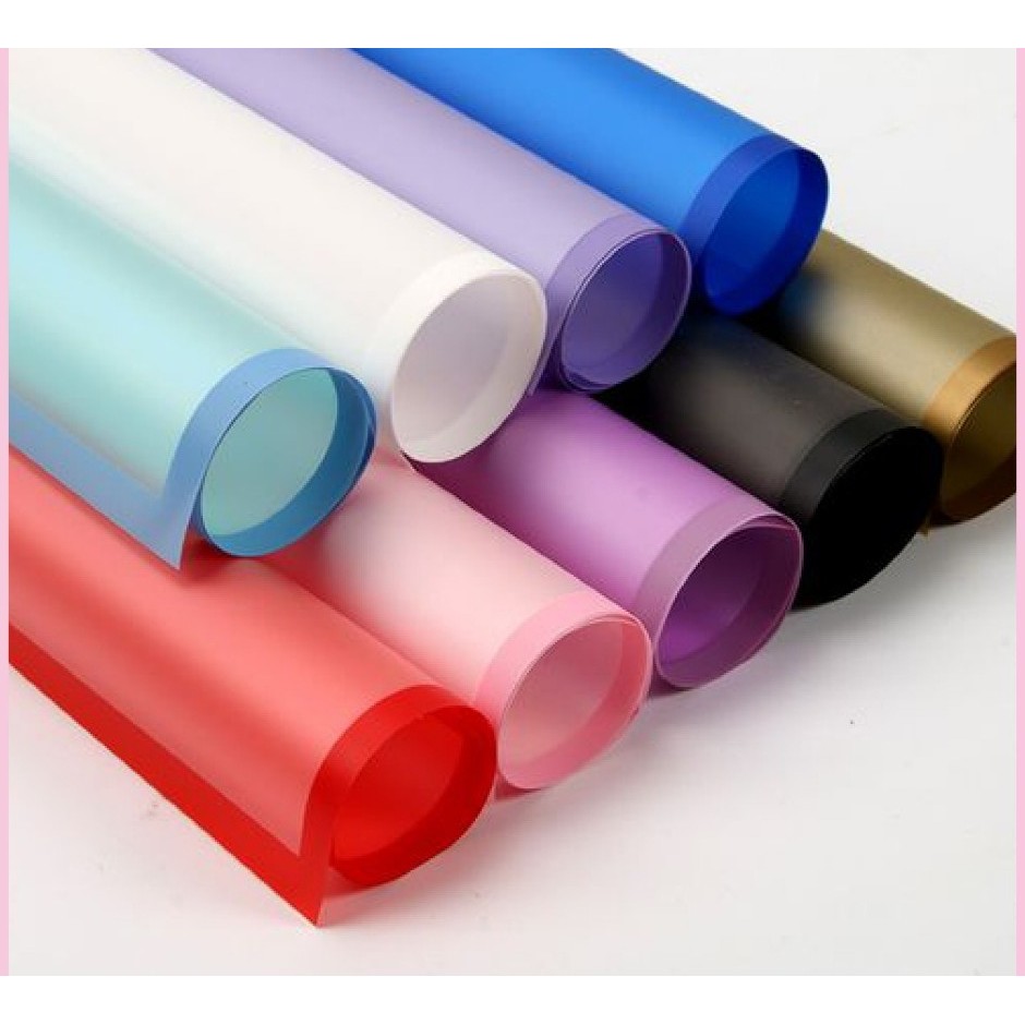 20Lembar Cellophane List / Cellophane Transparan / Wrapping Buket list Transparan