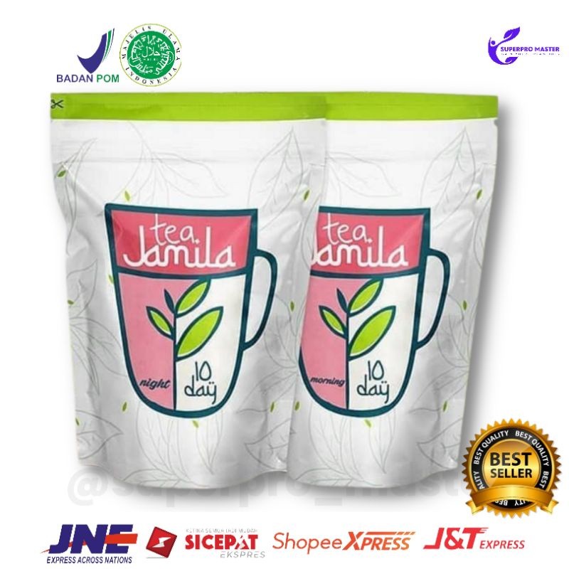 Gallery Herbalku Jamila Tea | Teh Pelangsing Badan 10 Days Morning and Night