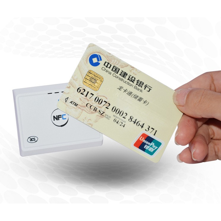 Wireless Contactless 13.56MHZ NFC Reader Bluetooth Android RFID Mobile Card Reader Writer ACR1311U-N