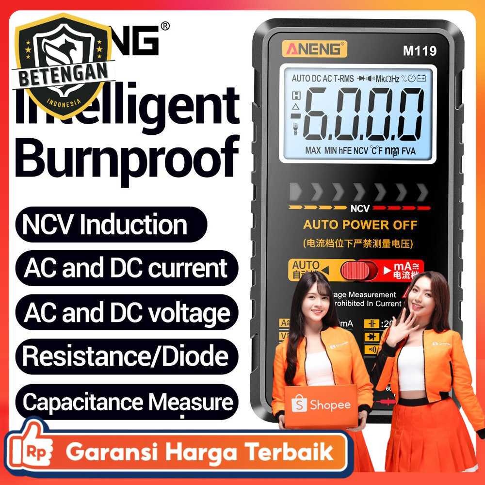 ANENG Digital Multimeter Multitester Voltage Tester with NCV Sensing - M119