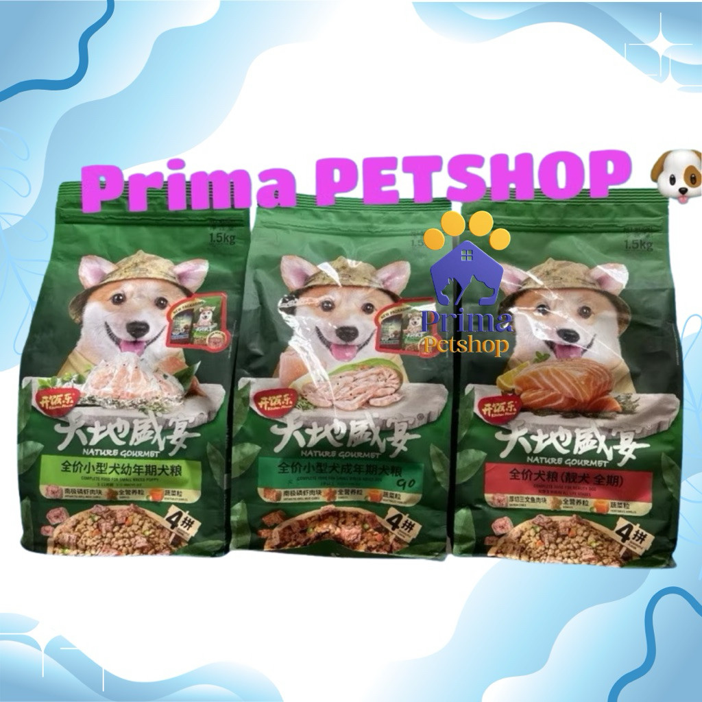 KITCHEN FLAVOR DOG PUPPY SALMON BEAUTY ADULT Makanan anjing