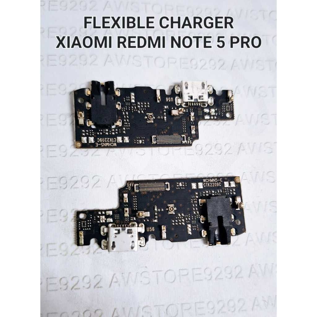 Flexible fleksibel Konektor Charger Xiaomi Redmi Note 5 Pro papan cas xiaomi redmi note 5 pro konekt