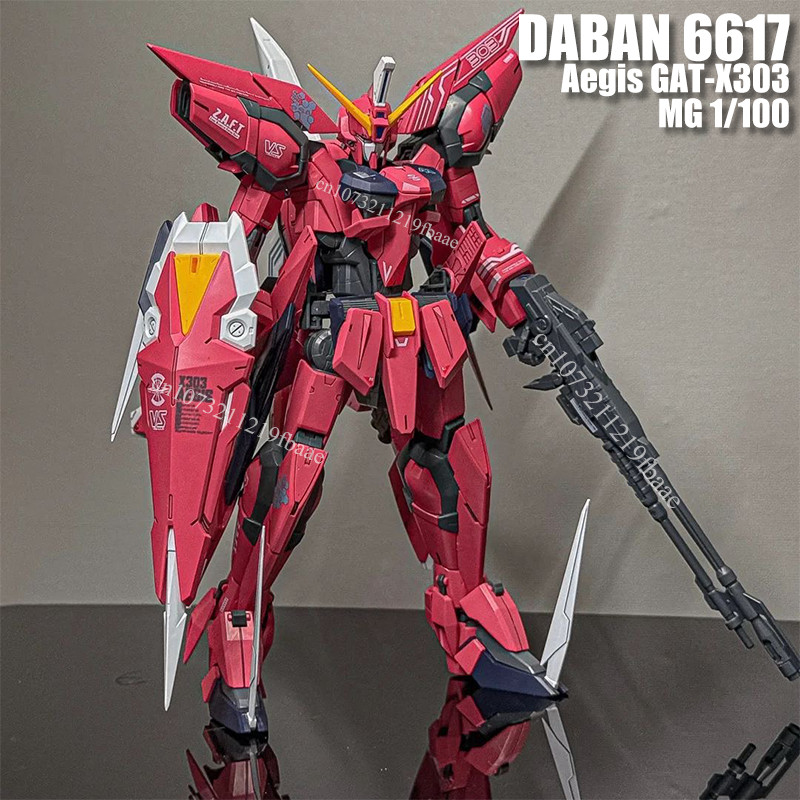 DABAN Model 6617 Aegis GAT-X303 MG 1/100 Assembly Model Kit Toy Action Figures Plastic Model Kit Gif