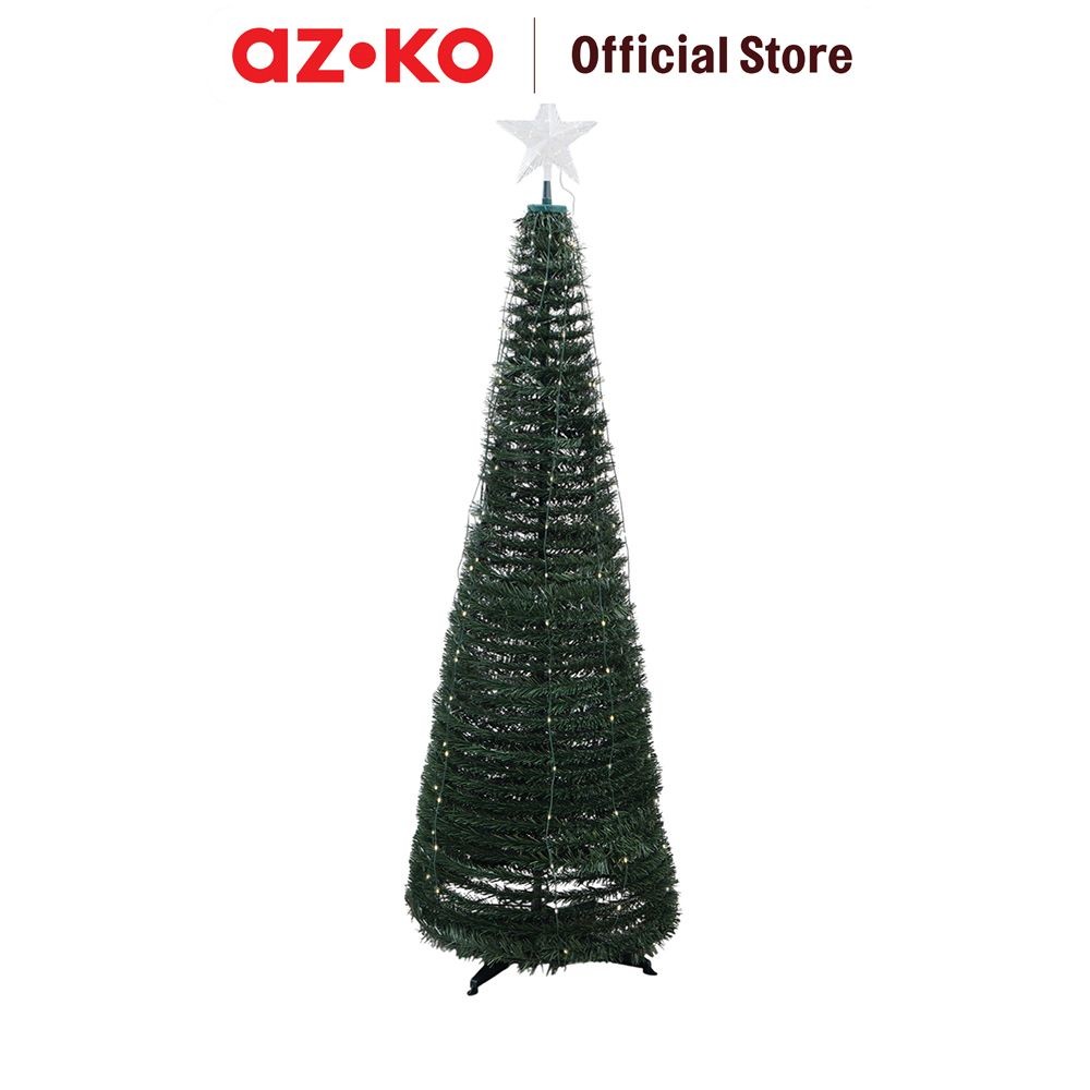 AZKO Noelle 180 cm Pohon Natal Christmas Prelit Pop Up Y25 - Hijau Hiasan Natal Pernak Pernik Natal 