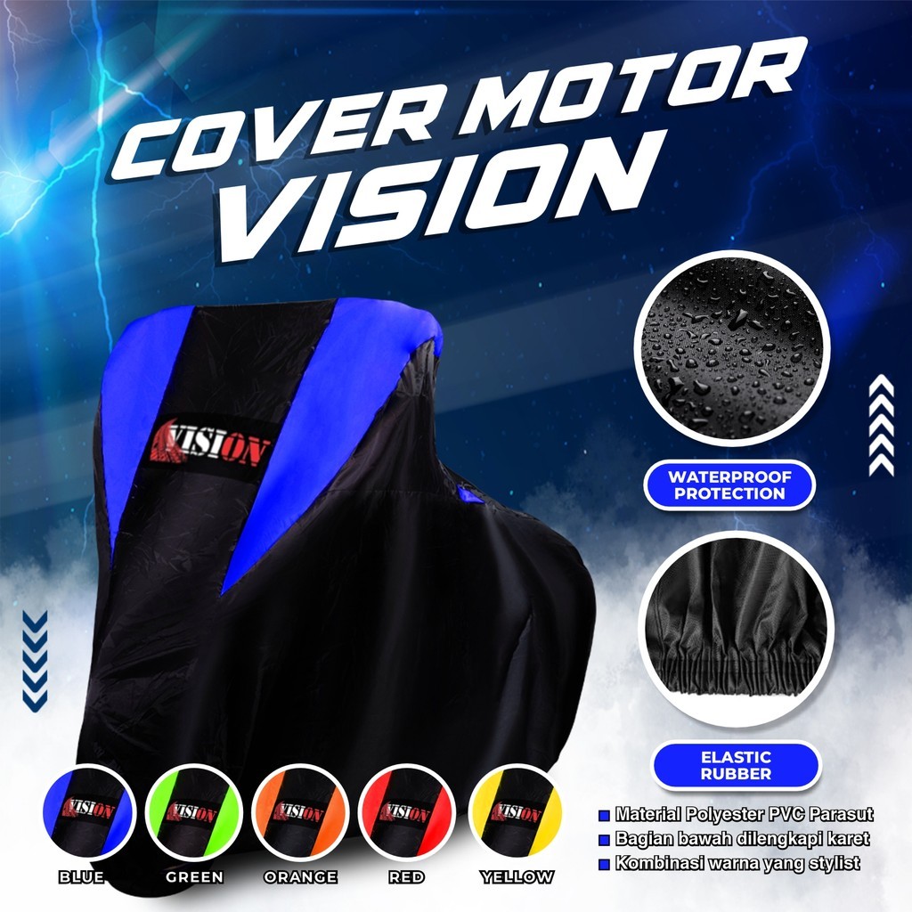 PELINDUNG BODY MOTOR Honda MEGA PRO Body Warna Merk Visionn COVER PENUTUP BODY MOTOR AKSESORIS OTOMO