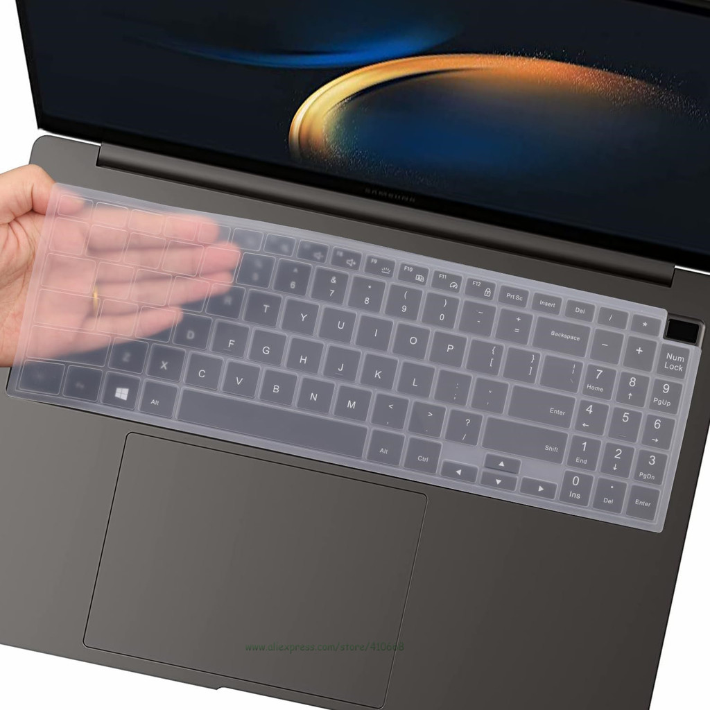 Thin Silicone Laptop Keyboard Cover Skin For Samsung Galaxy Book 4 Pro 14 15 16 2024 / Samsung Galax