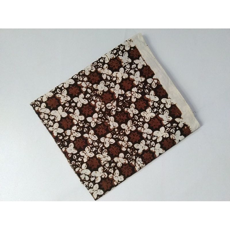 Kain jarik batik cap sogan Jogja motif grompol bahan katun halus asli jogja