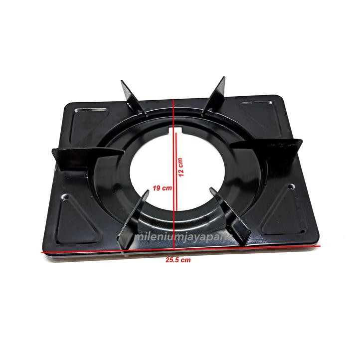 IGD99 Tatakan Kompor Gas Quantum 3 Tungku / Dudukan Tungku Kotak Kaki 6 - d 12 cm
