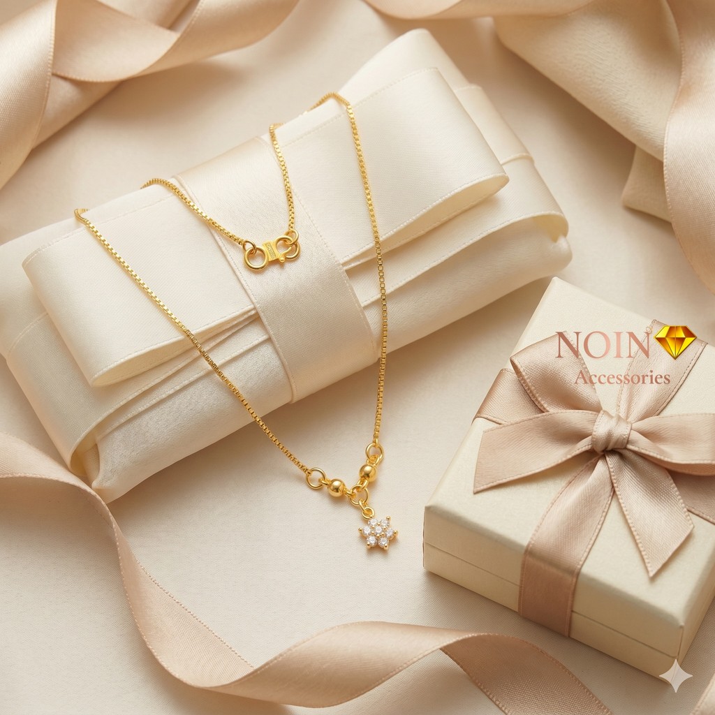 Kalung Anak Lapis Emas Kalung Bintang Korea Lucu Fashion Necklace Anak Perempuan