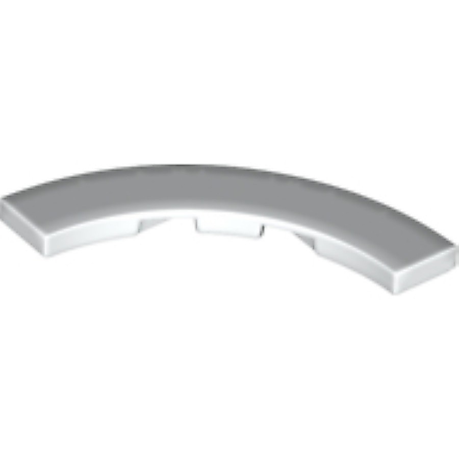 Lego White Part 27507 Tile, Round Corner 4 x 4 Macaroni Wide