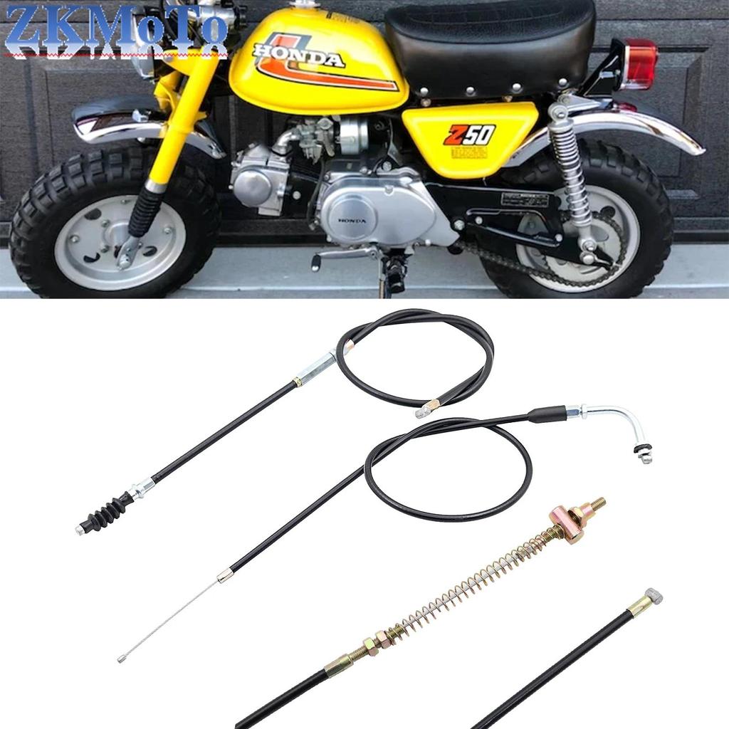 Untuk Honda Z50 Z50A Z50J Z50R Mini Trail Monkey Bike Kabel Kopling & Kabel Gas & Selang Rem Suku Ca
