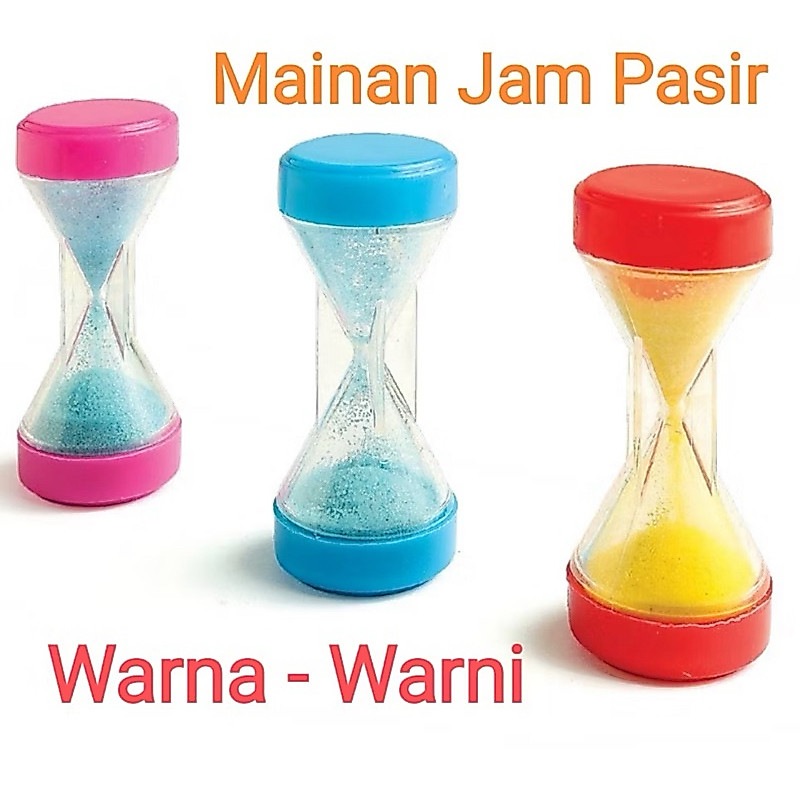 Mainan Jam Pasir Anak Warna Warni