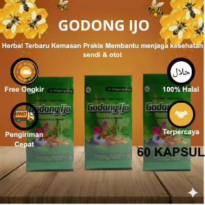 (Obat Herbal Untuk Syaraf) Herbal godong Ijo Meredakan Pegel Linu Dan Nyesri Sendi Godong Ijo BPOM m