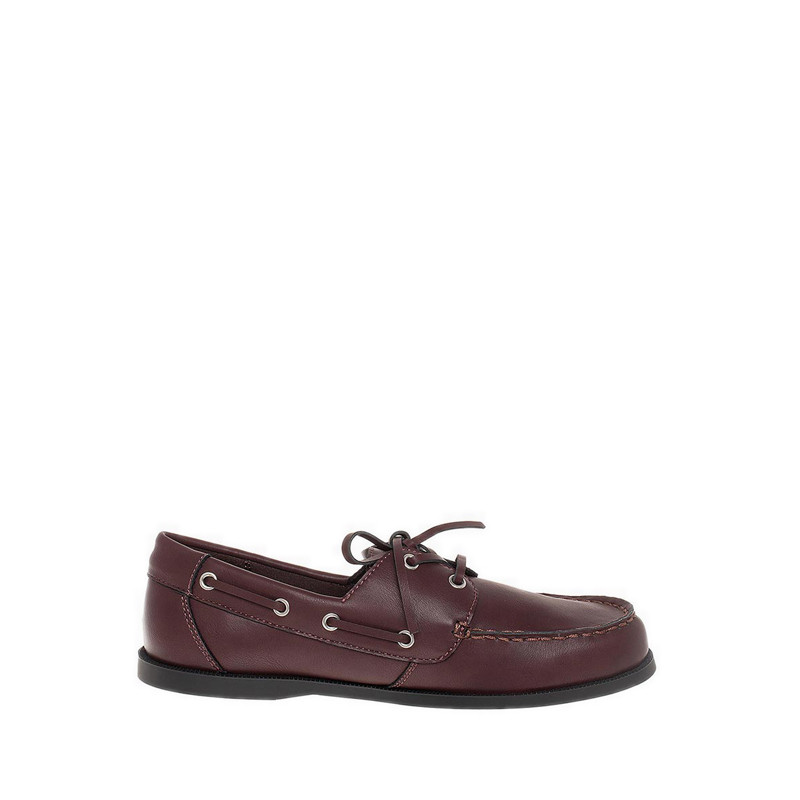 Payless State Street Womens Bing Boat Shoe - Maroon_15