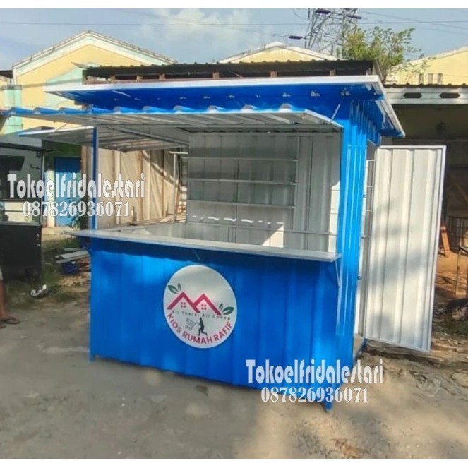 SPESIAL PROMO SALE REE NEONBOX  Booth Container / Booth Kontainer / Gerobak Jualan - 150x150x200, me