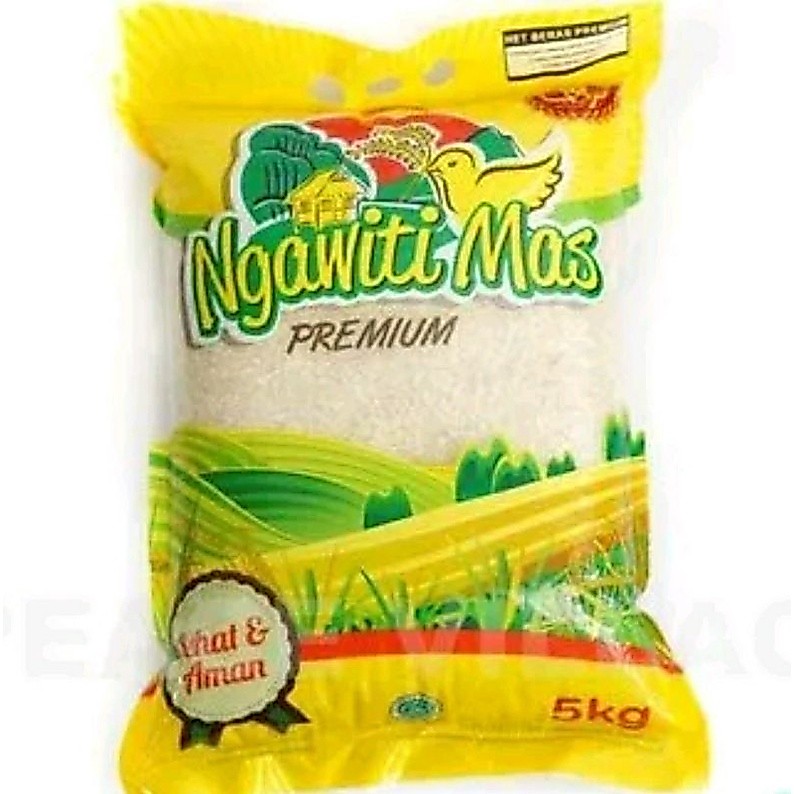 Beras Ngawiti Mas, Sania, Ikanku premium beras pulen 5 kg