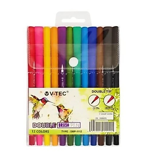 V-TEC DOUBLE BRUSH PEN TYPE DBP-1112/12W