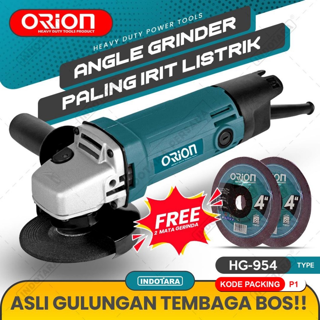 Angle Grinder  Mesin Gerinda Tangan Orion - HG954
