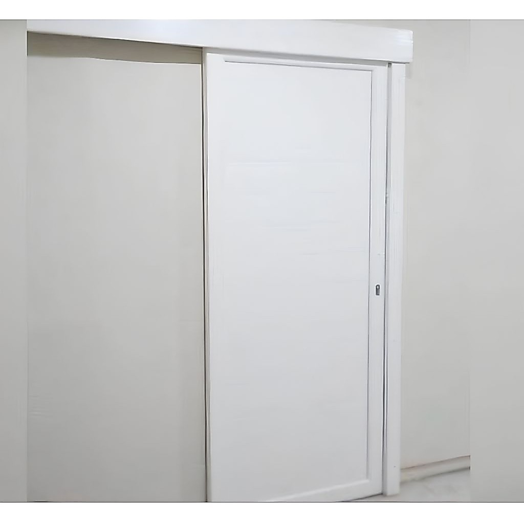 Pintu Sliding Aluminium ACP Free Packing kayu