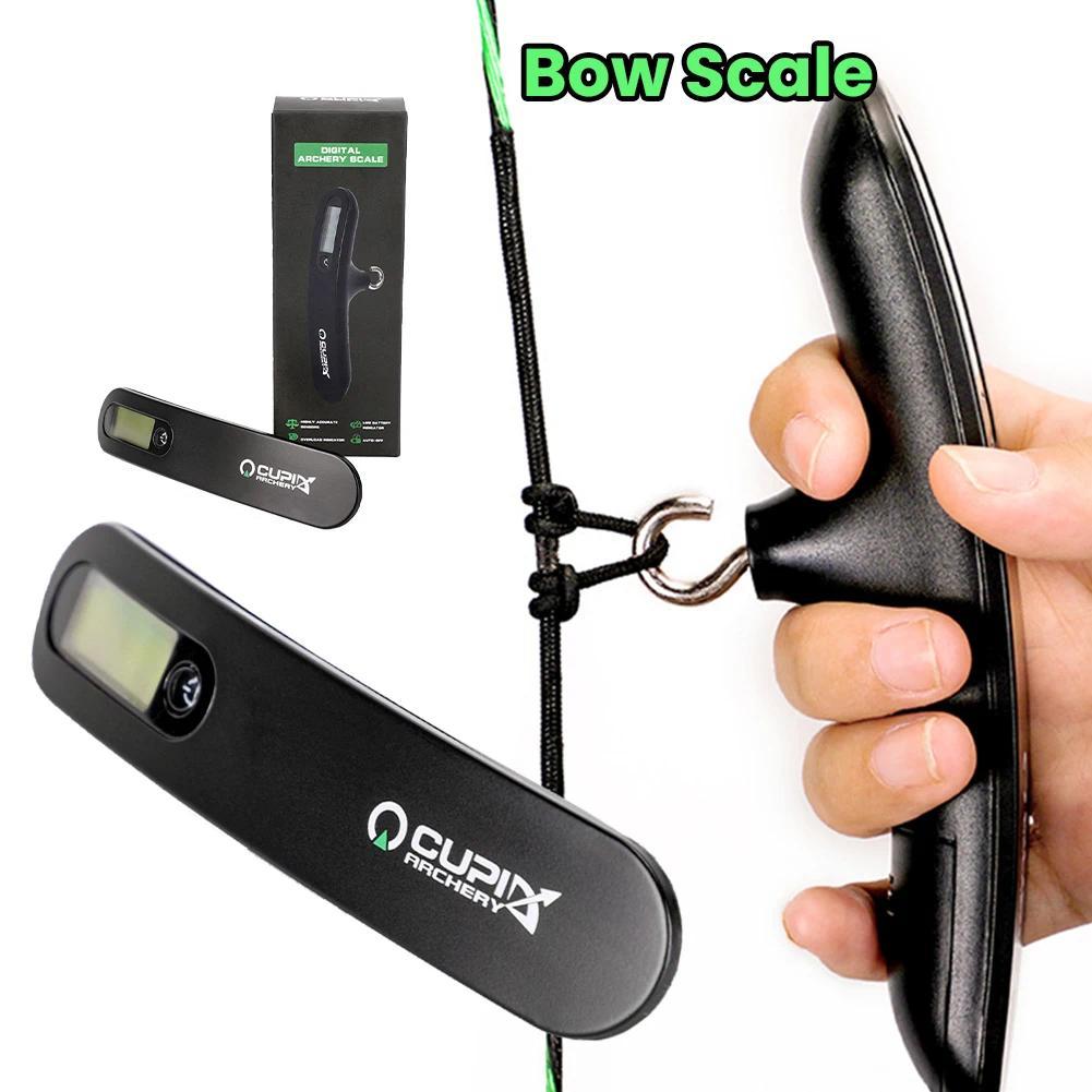 Portable Compound Recurve Bow Scale Electric Digital Dynamometer Device Bow Scale for Outdoor Archer