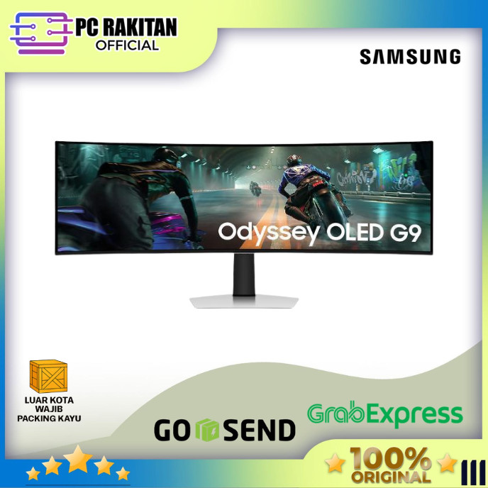SAMSUNG ODYSSEY CURVED GAMING MONITOR 49 INCH G9 G91SD CURVED 1800R DQHD 1440P 0.03MS 144HZ HDR10+ H