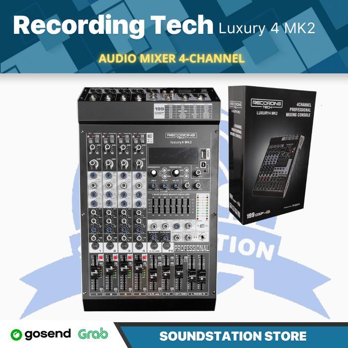 Recording Tech Luxury MK2 Mixing Console | 4 6 8 12 Audio Mixer Channel - 4 MK2