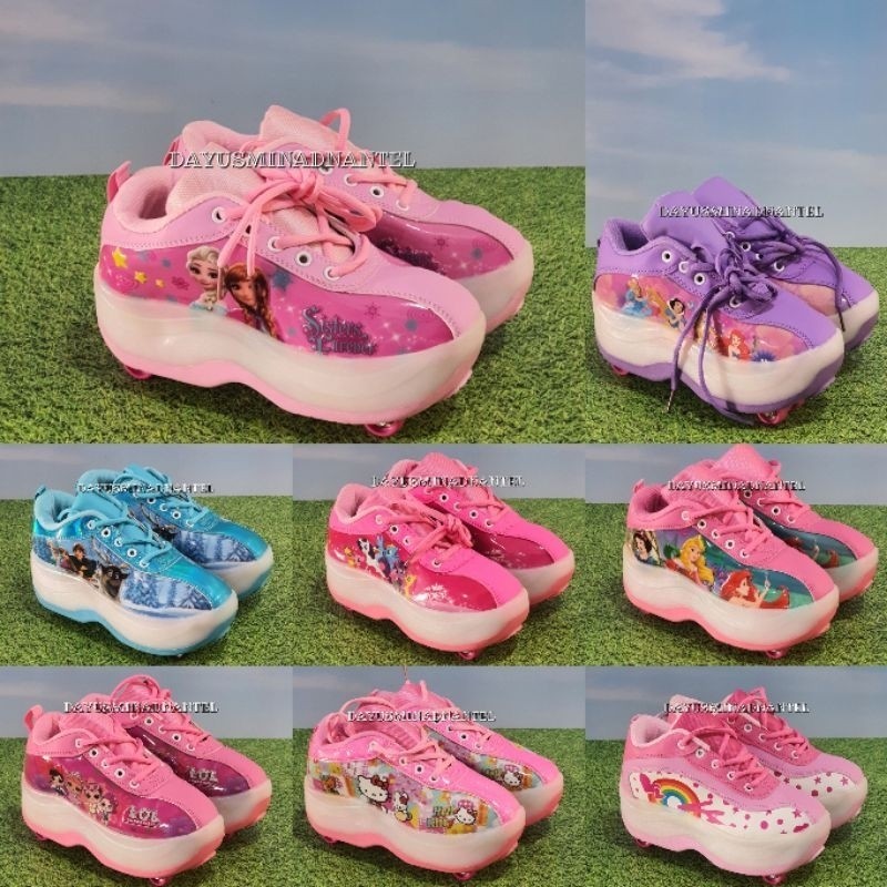 SEPATU RODA / SEPATU RODA ANAK / SEPATU RODA EMPAT / SEPATU RODA KARAKTER ORIGINAL