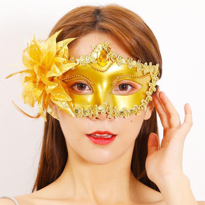 topeng pesta karnaval gliter manik manik party sexy - pesta gold