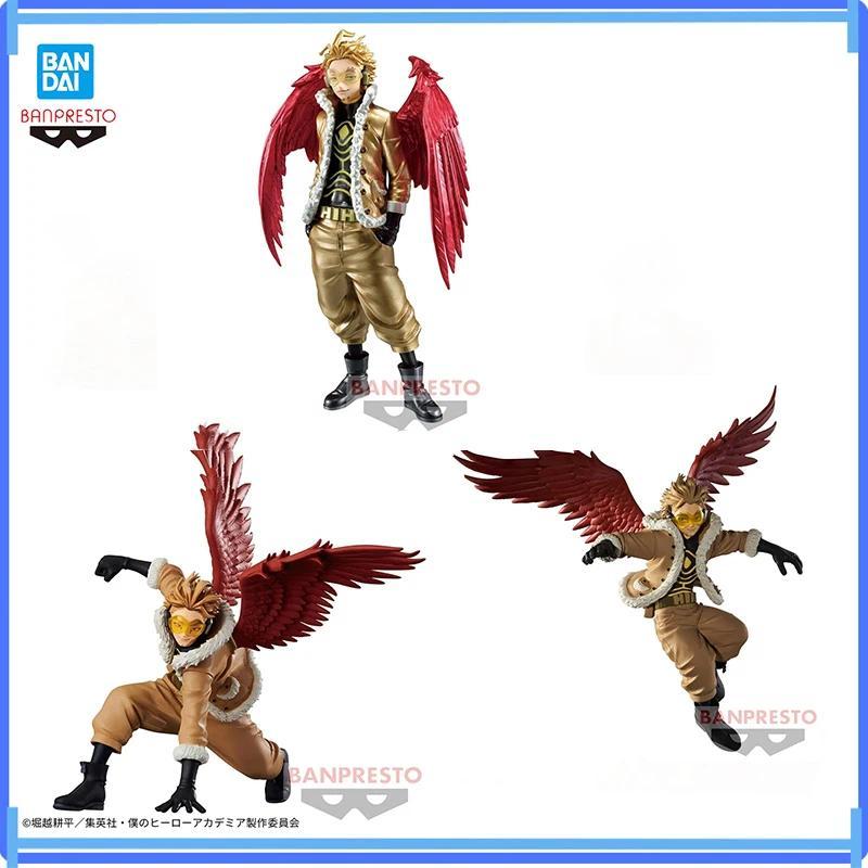 Bandai Original In Stock Banpresto The Amazing Heroes My Hero Academia Hawks Anime Figure Model Orna